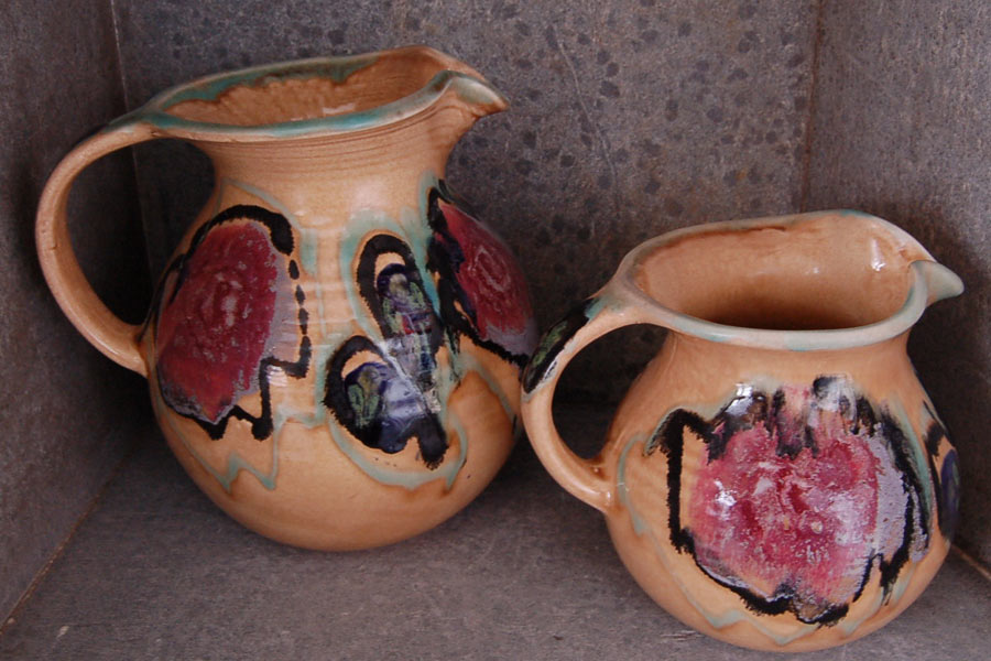 Vermont Rose Pitcher - Lasser Ceramics