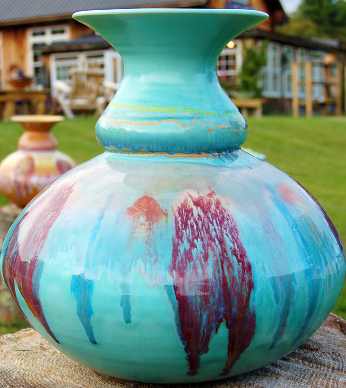 Sand Dollar Spittoon - Lasser Ceramics