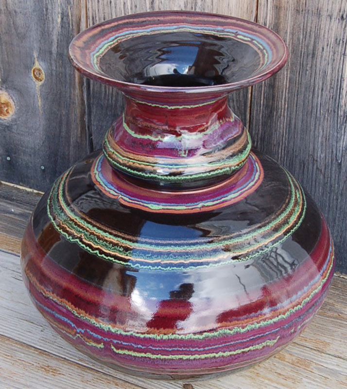 Spanish Night Spittoon - Lasser Ceramics