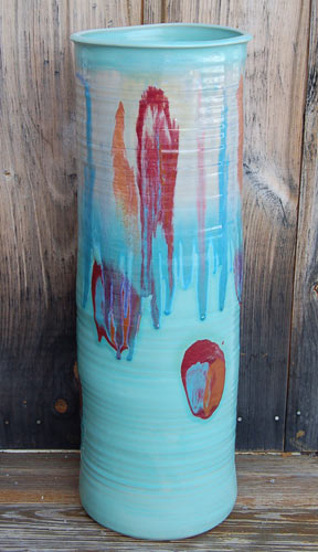 Sand Dollar Umbrella Stand - Lasser Ceramics