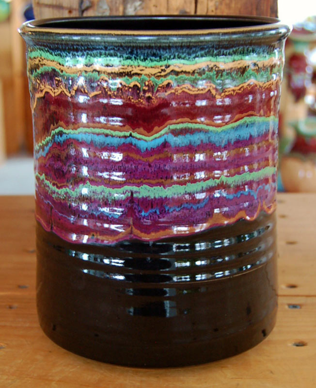 Spanish Night Utensil Holder - Lasser Ceramics