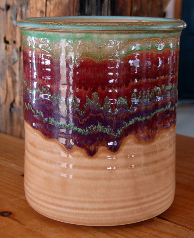 Spanish Utensil Holder - Lasser Ceramics