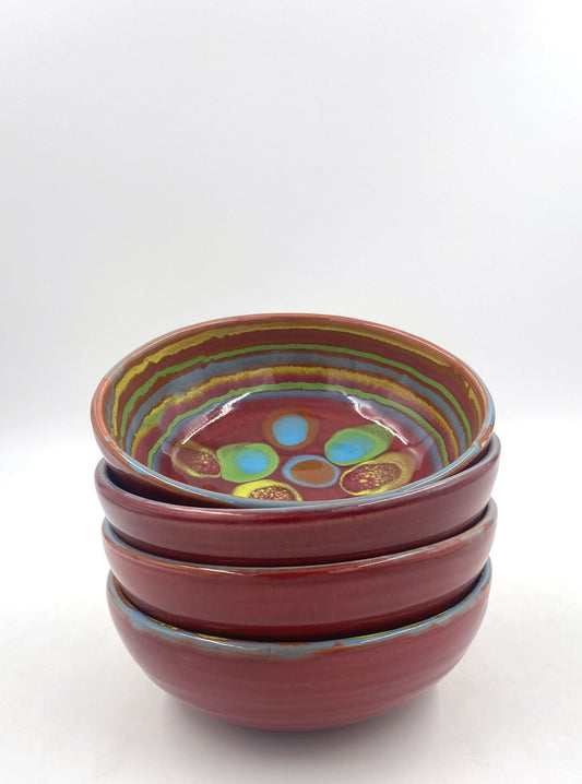 Asteroid Red Baby Bowl