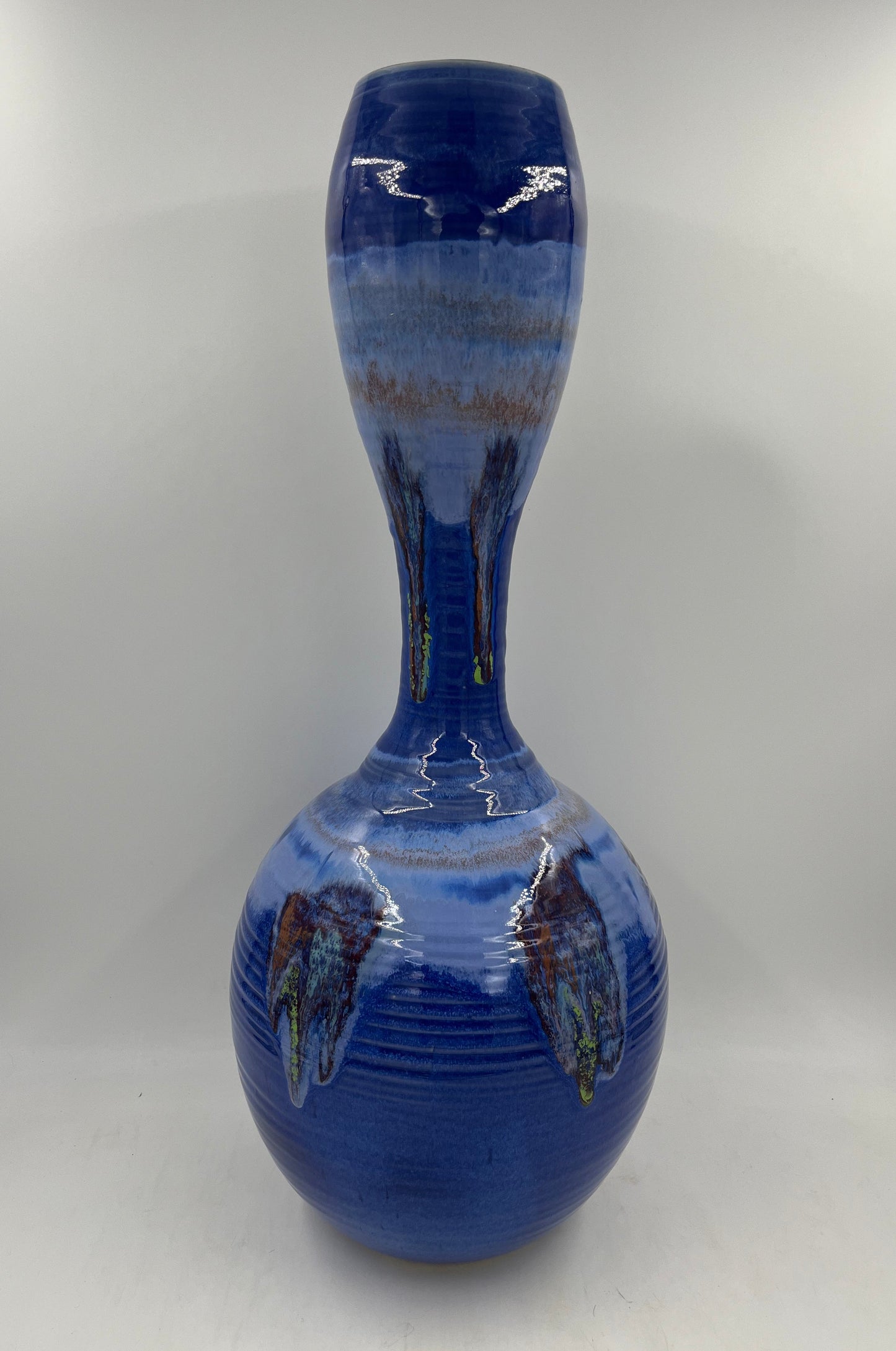 Blue Moon Gourd Vase