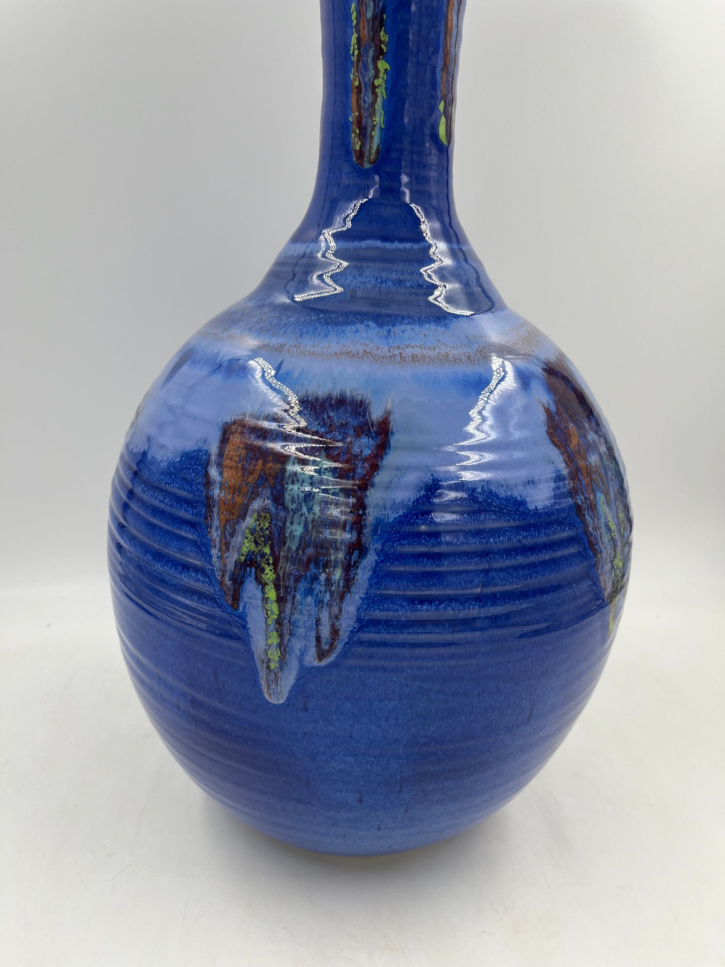 Blue Moon Gourd Vase