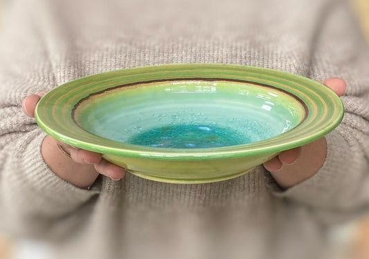 Ocean Conical Bowl – Lasser Ceramics