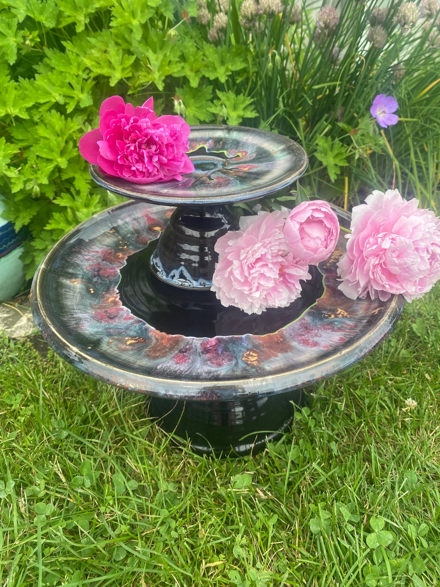 Pearl Cake Plates - Lasser Ceramics