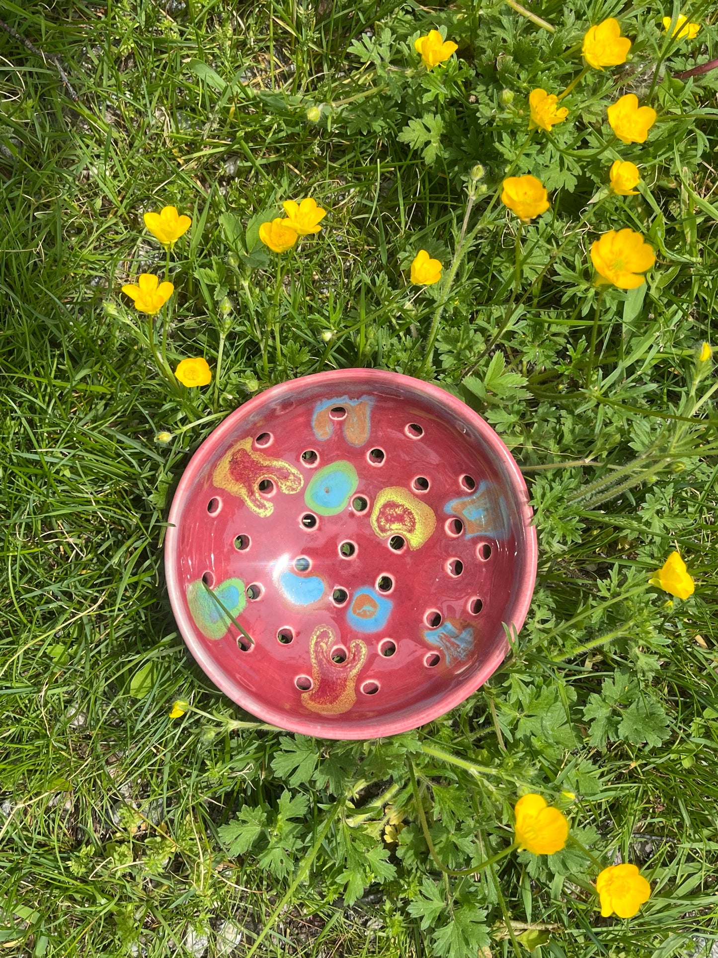 Asteroid Red Berry Bowl