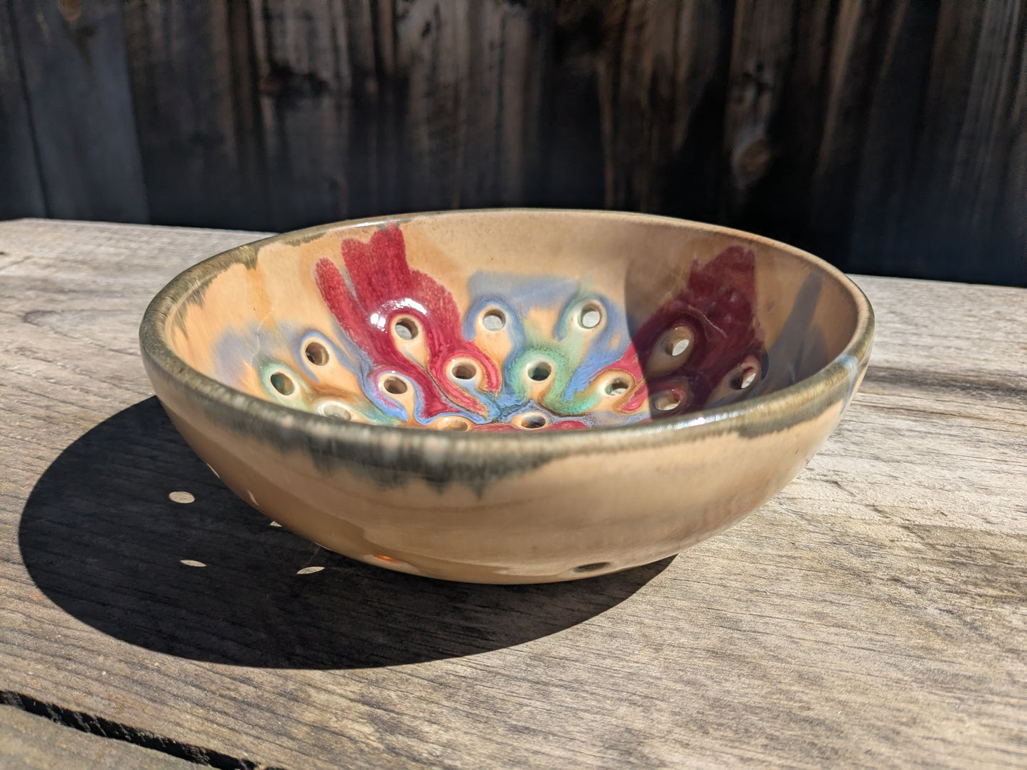 Red Tulip Berry Bowl