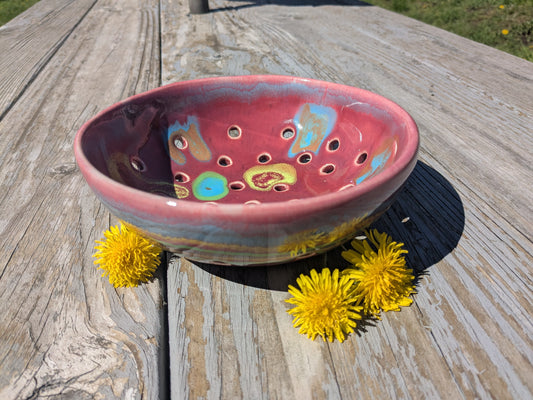 Asteroid Red Berry Bowl