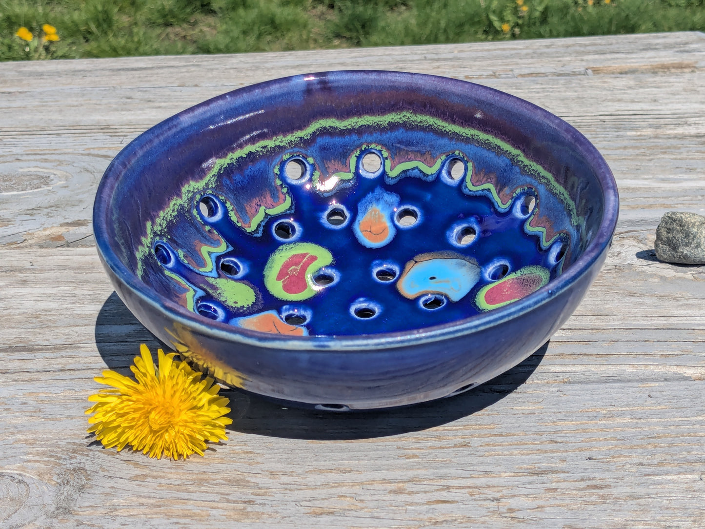 Galaxy Blue Berry Bowl