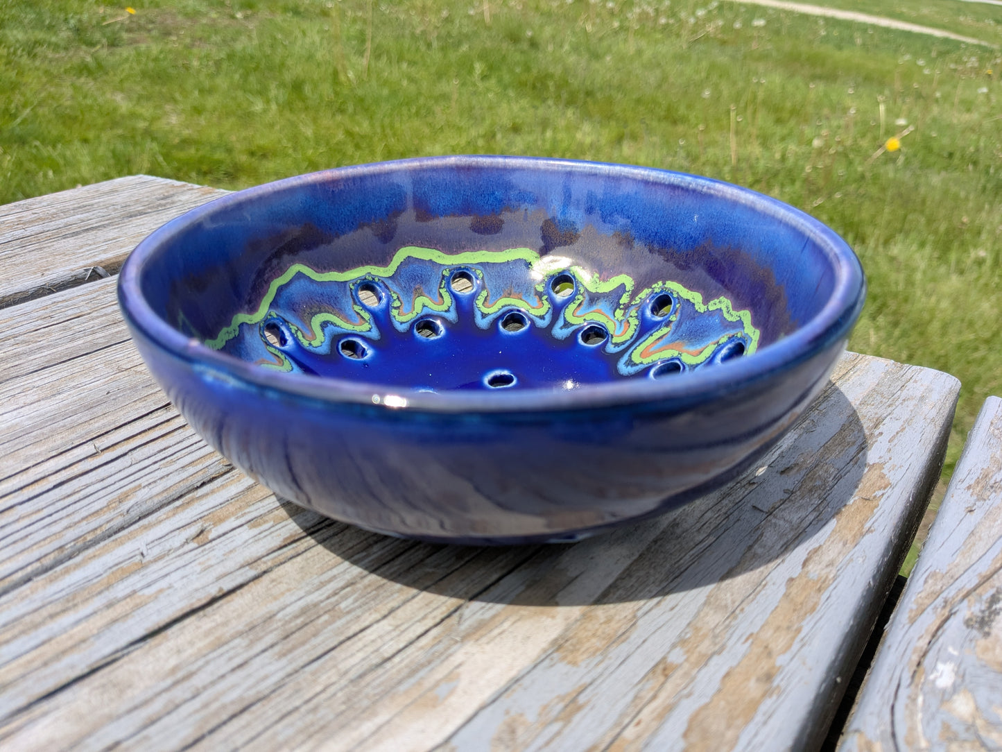 Galaxy Blue Berry Bowl