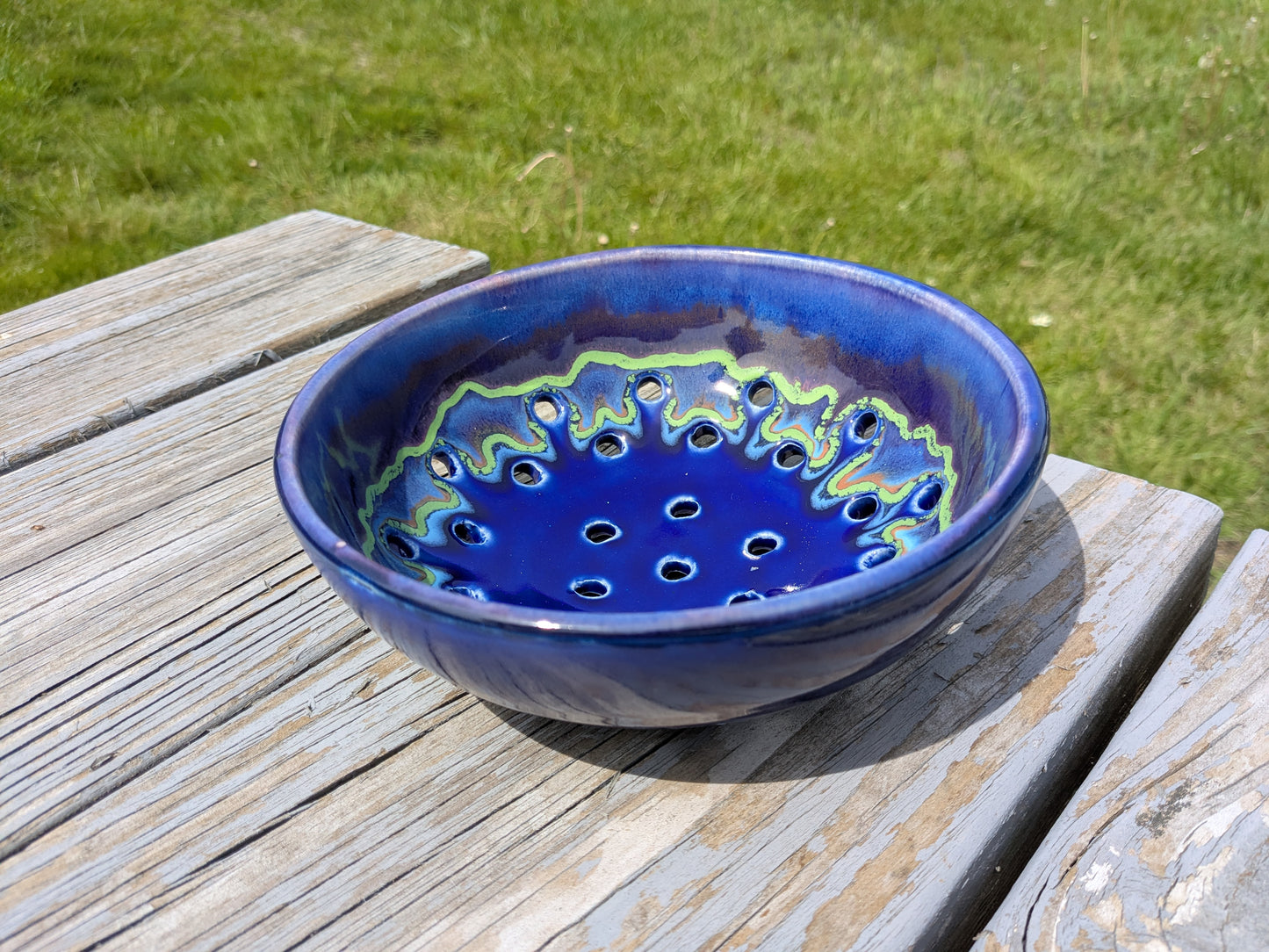 Galaxy Blue Berry Bowl