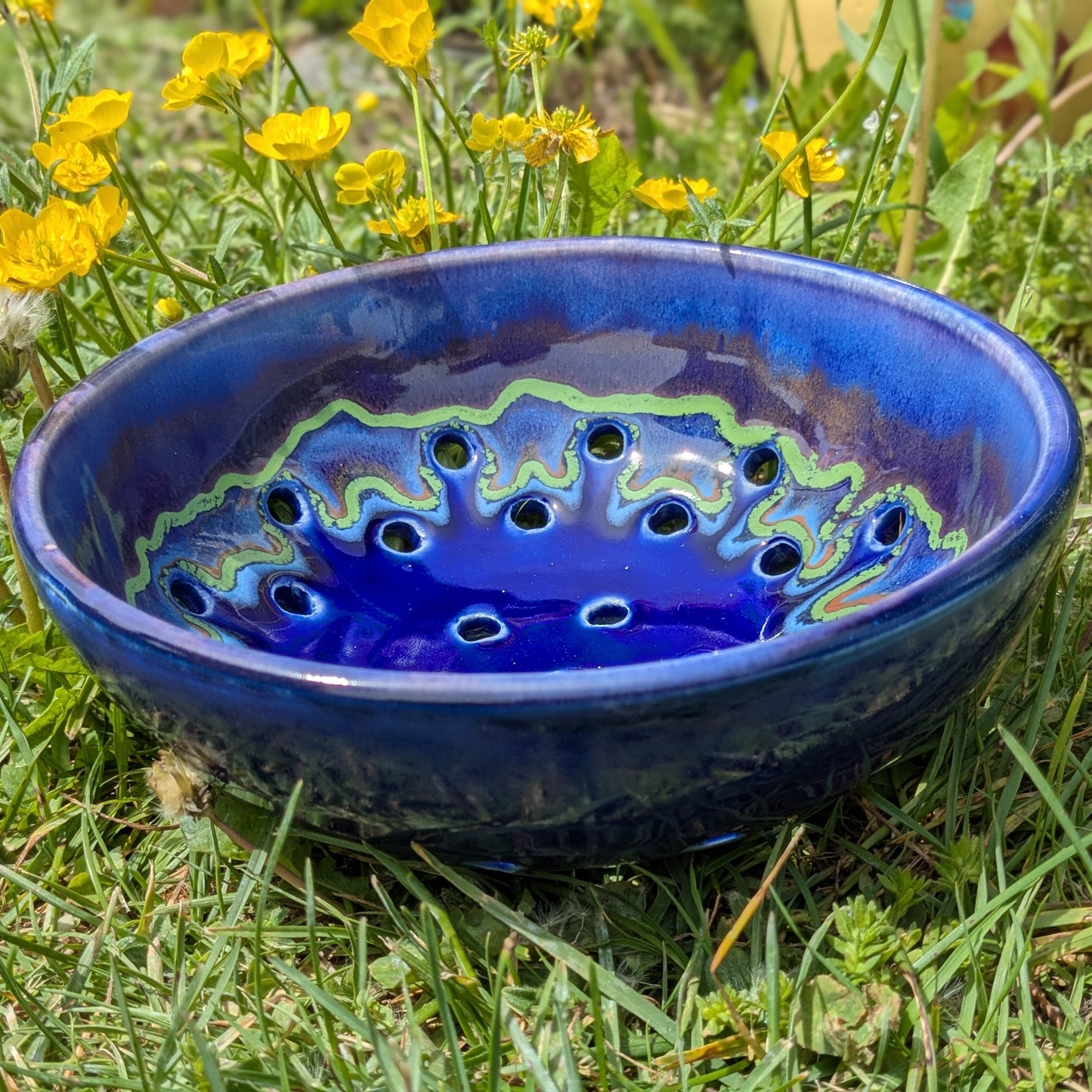Galaxy Blue Berry Bowl