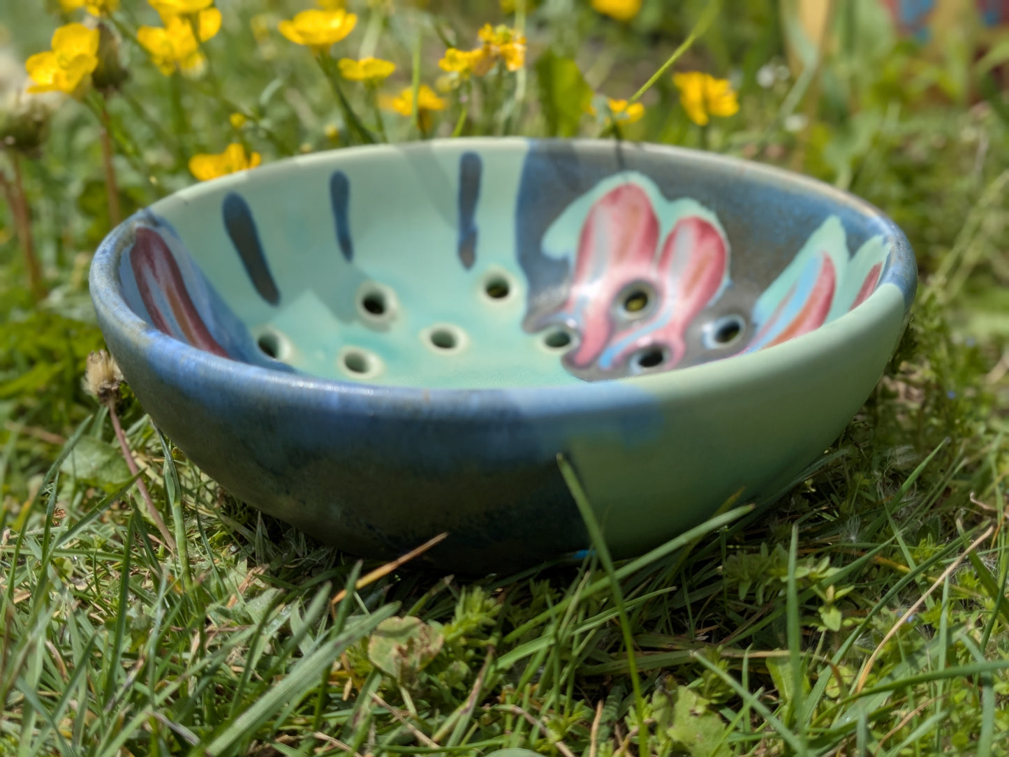 Green Black Baby Bowl