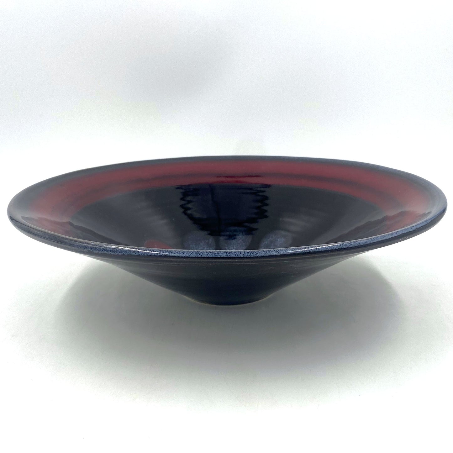 Midnight Tulip Conical Bowl