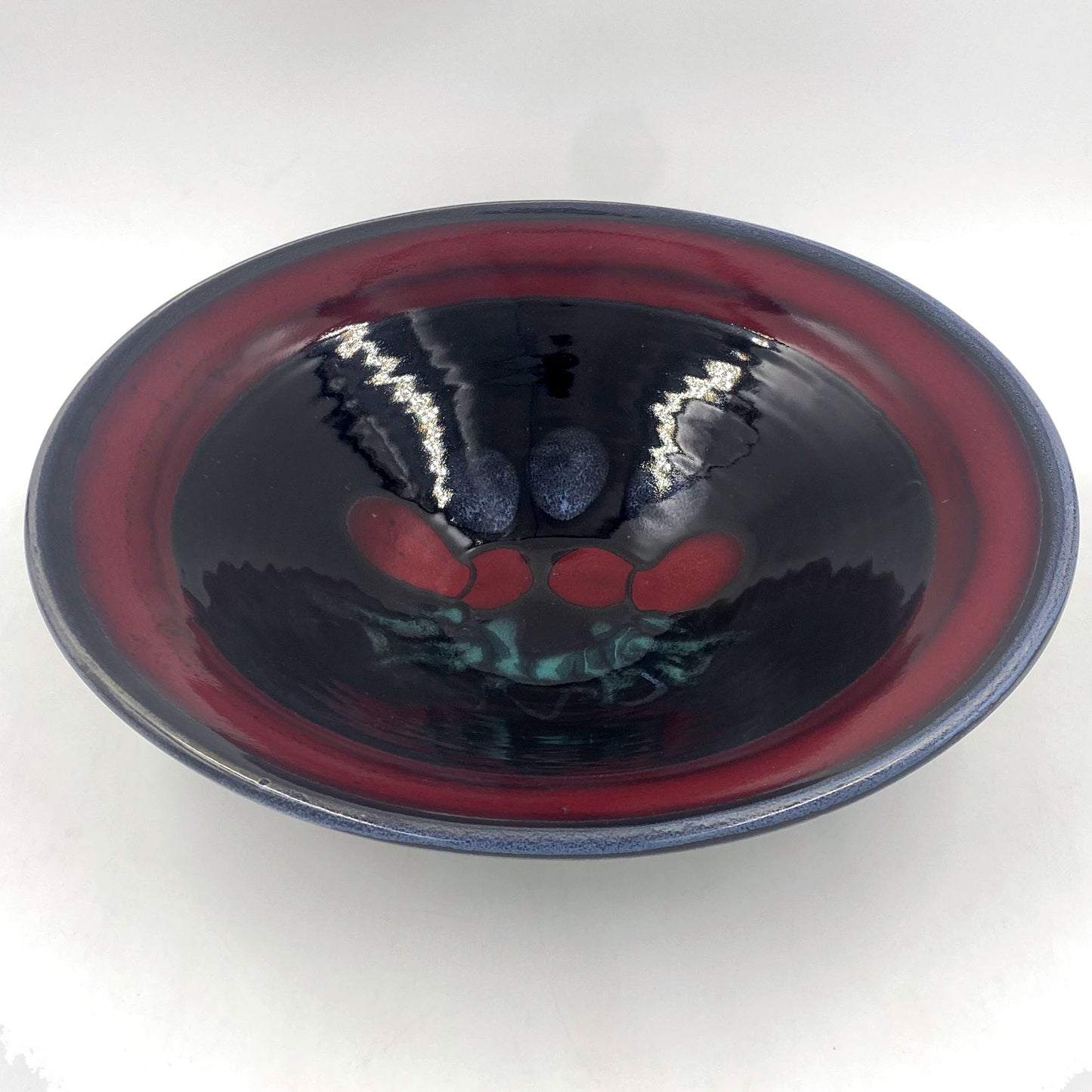 Midnight Tulip Conical Bowl