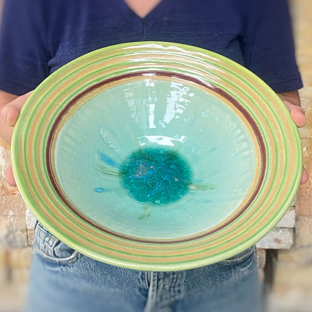 Ocean Conical Bowl – Lasser Ceramics