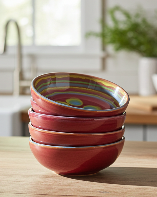 Asteroid Red Baby Bowl