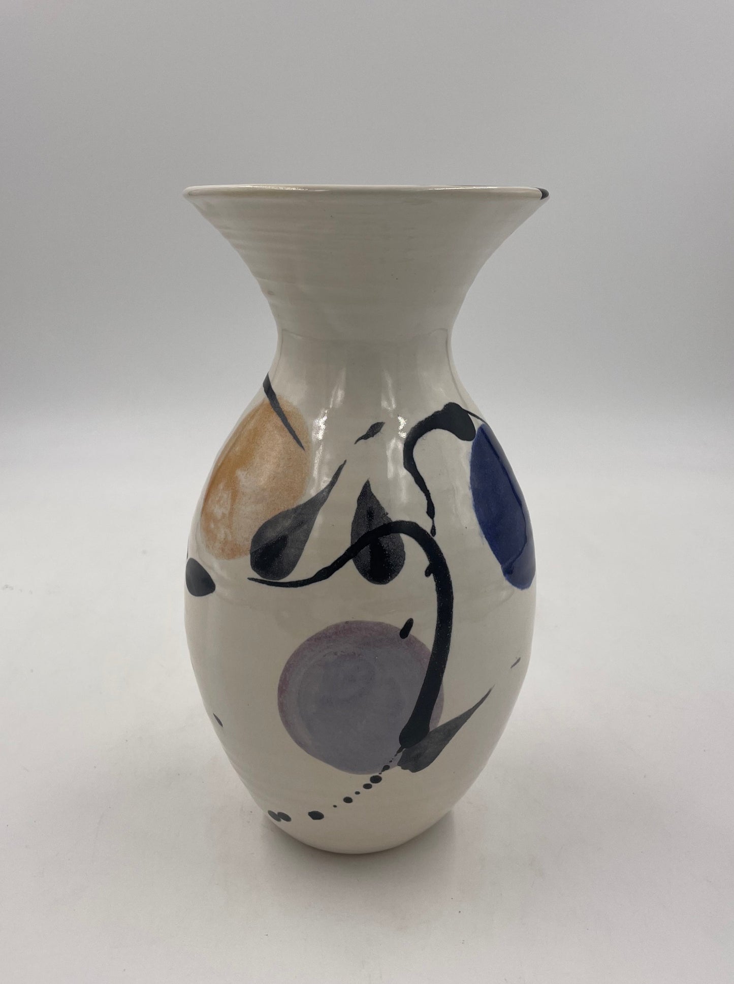 Clear White Petite Vase