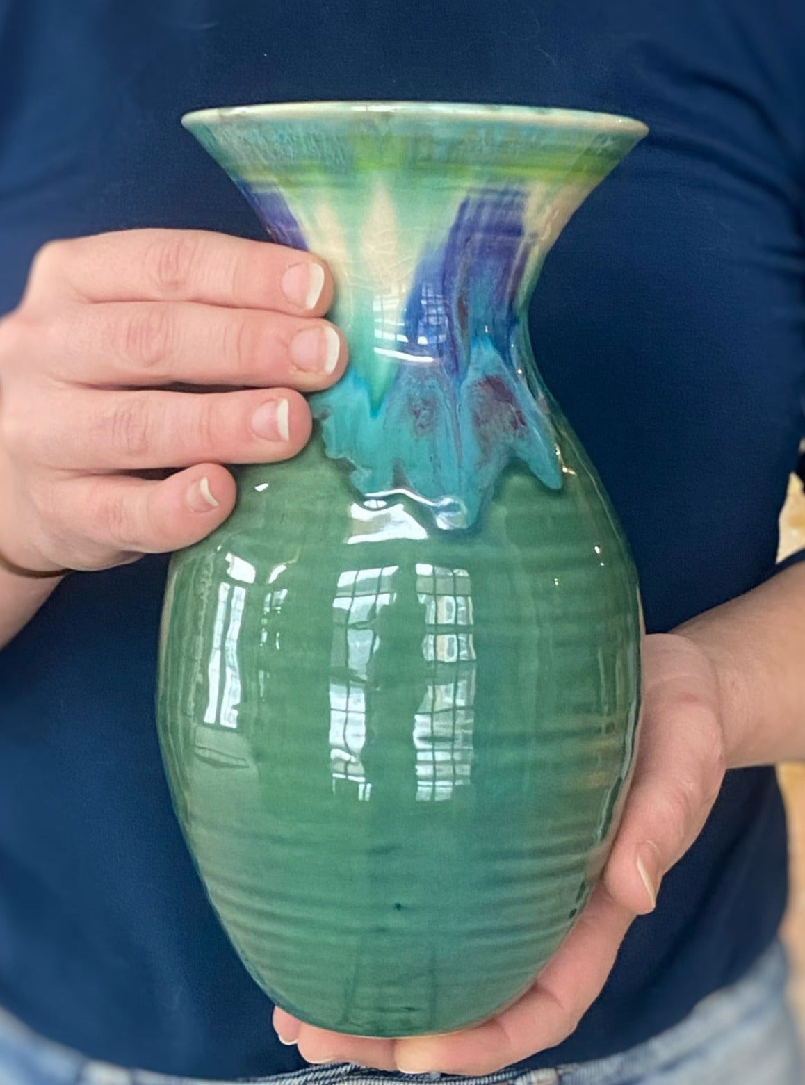 Teal Petite Vase