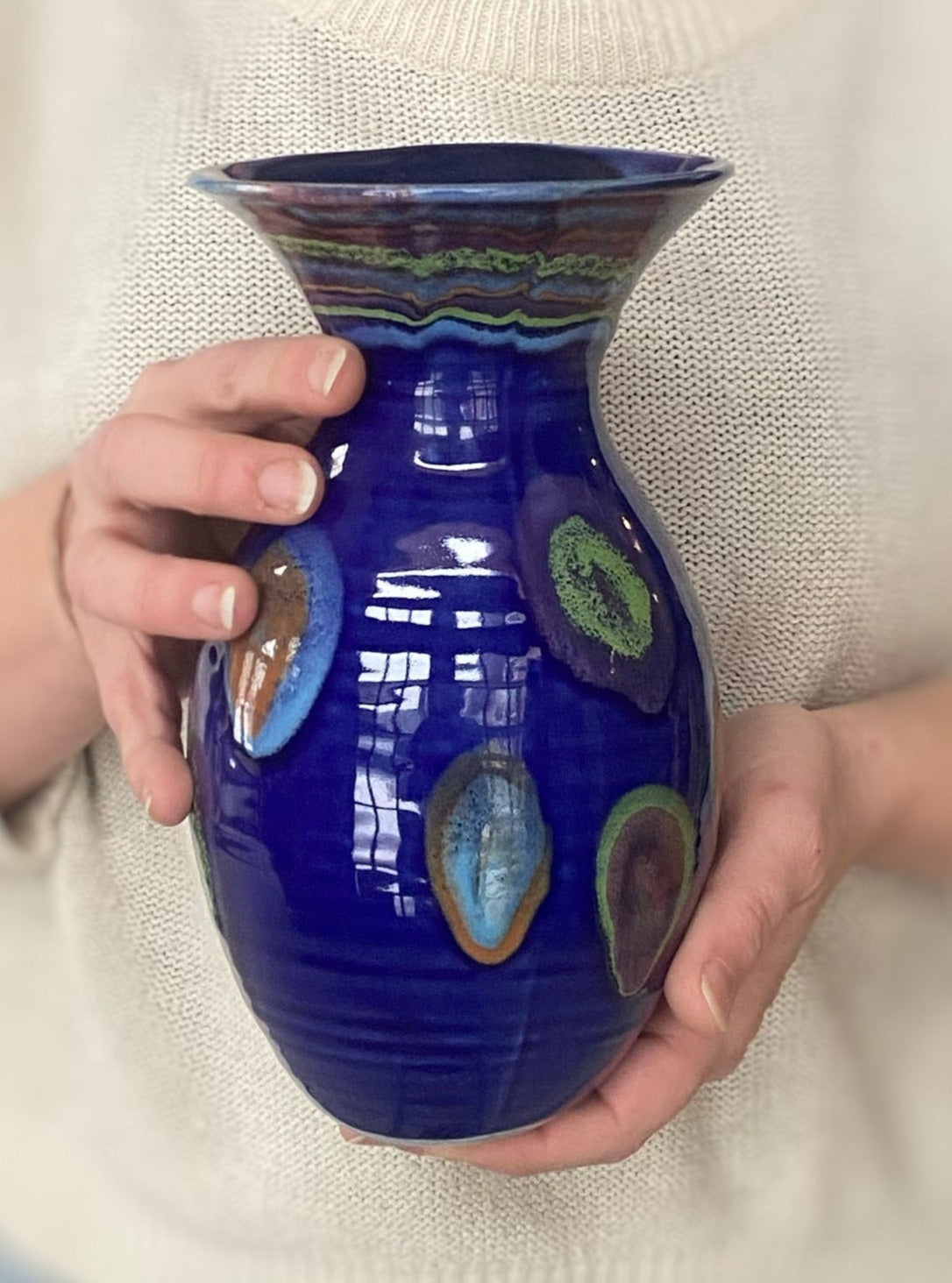 Galaxy Blue Petite Vase