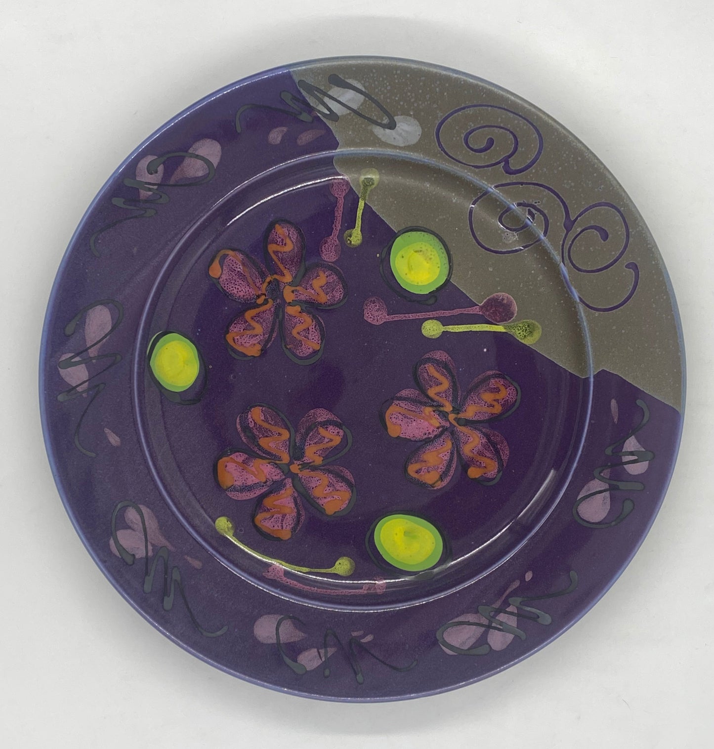 Purple Poppy Platter