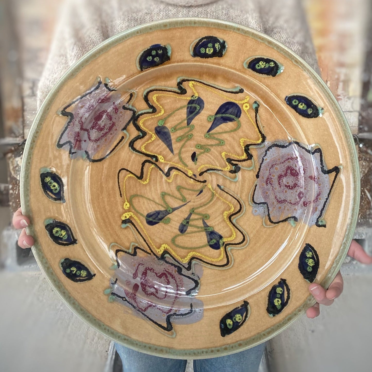 Vermont Rose Platter