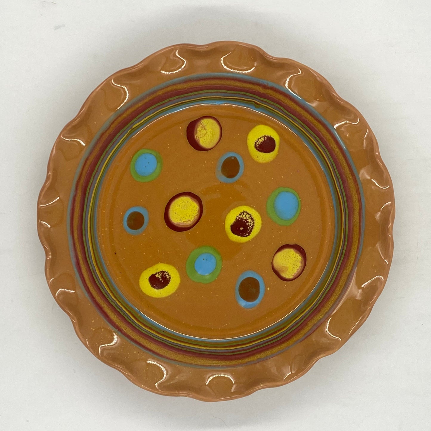 Saturn Orange Pie Plate
