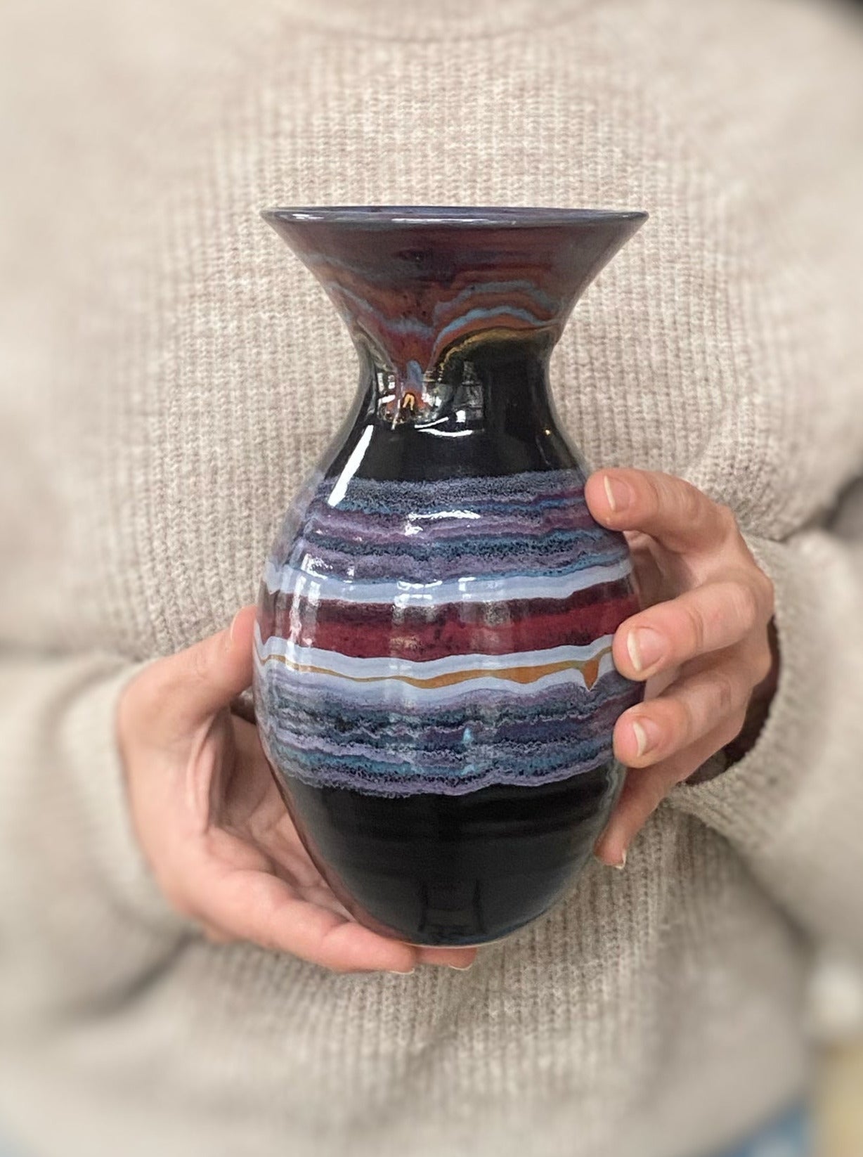Black Out Petite Vase