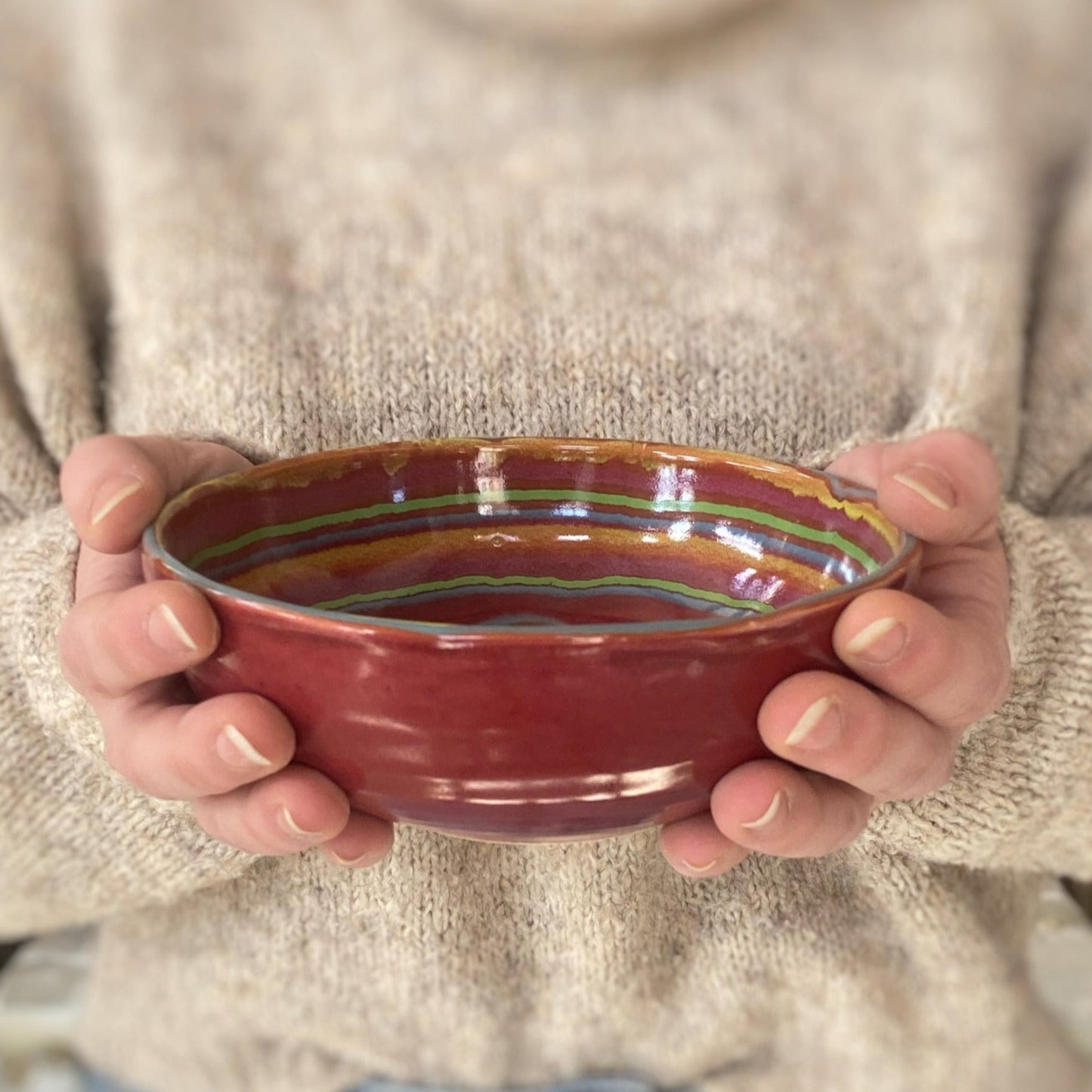 Asteroid Red Baby Bowl