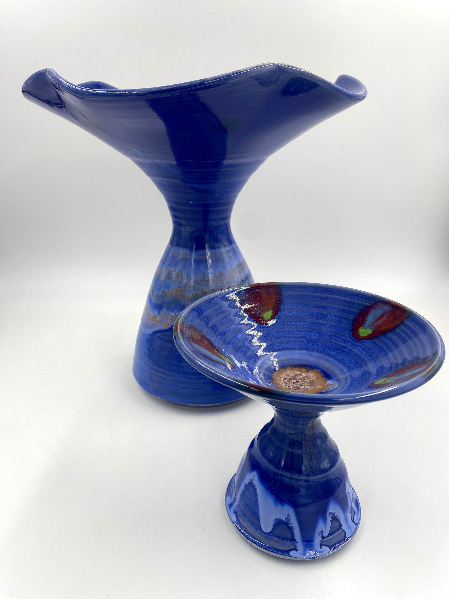 Blue Moon Compote Bowl