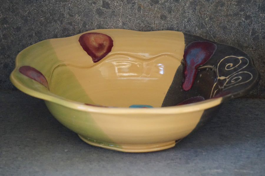 Marigold Carved Rim Bowl