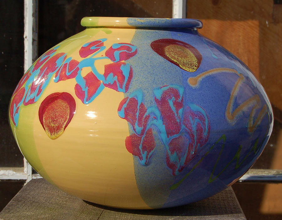 Mardi Gras Globe Vase