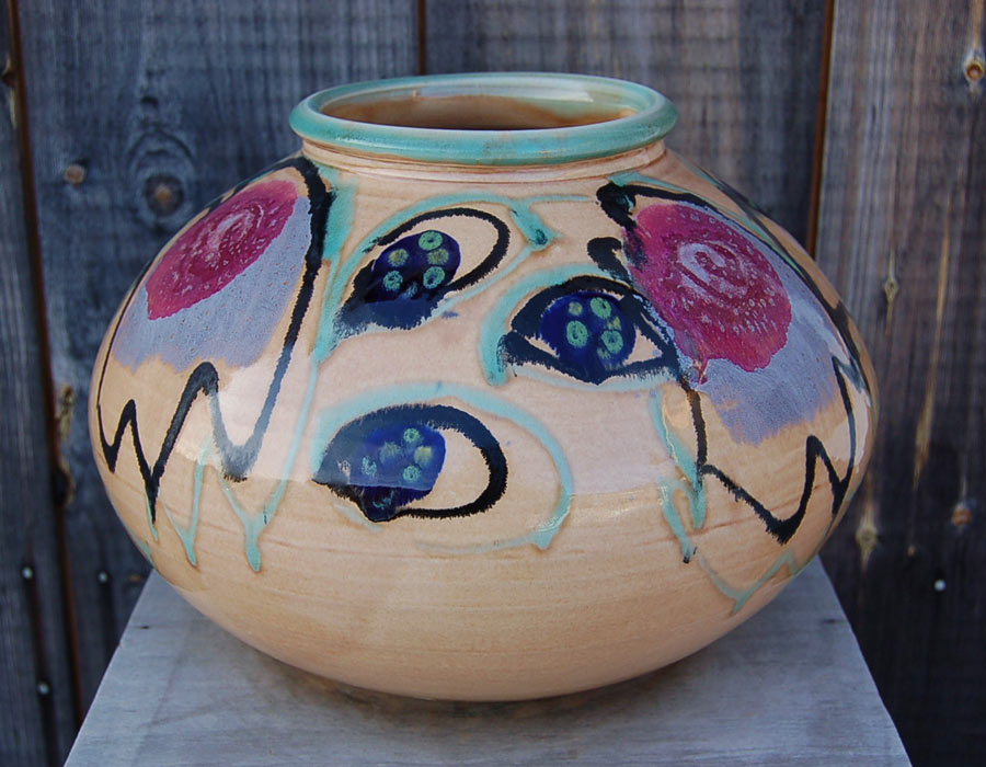 Vermont Rose Globe Vase