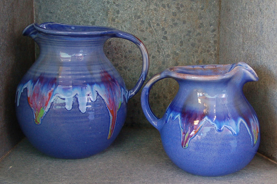 Moon Pitcher Blue Moon Pitcher – Lasser Ceramics