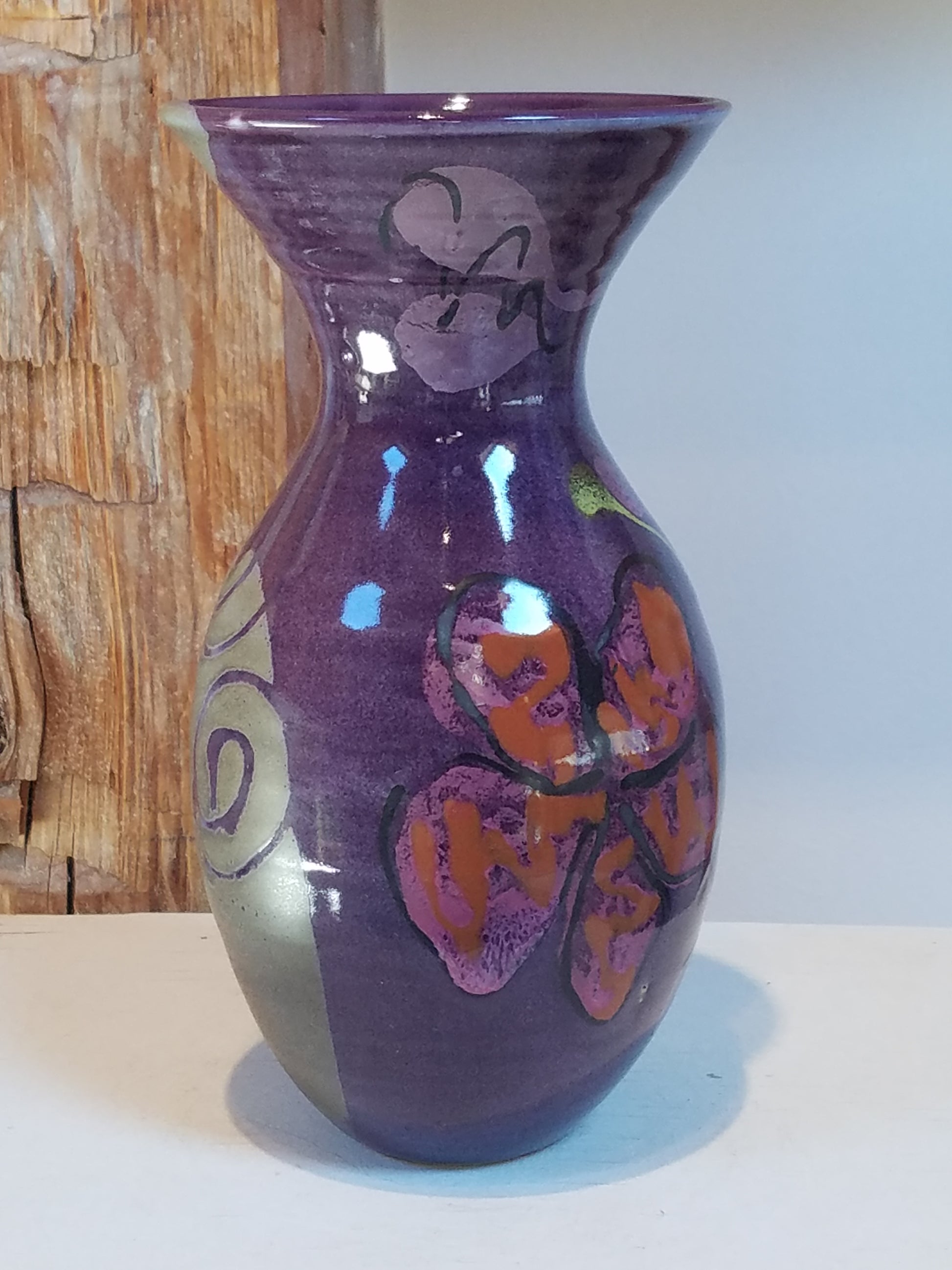 Purple Poppy Petite Vase