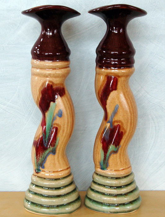 Red Tulip Candlestick